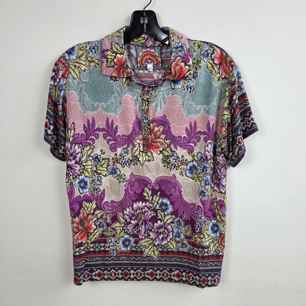 Johnny Was Ledona Top, Size Xs - Picture 2 of 6